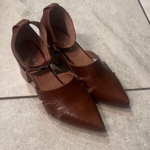 Brown Leather Women's Shoes